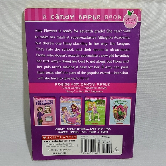 ๐ท5/$20๐ท Candy Apple Book, Accidentally Fabulous - Lisa Papademetriou (Sm Tear) - Picture 3 of 5